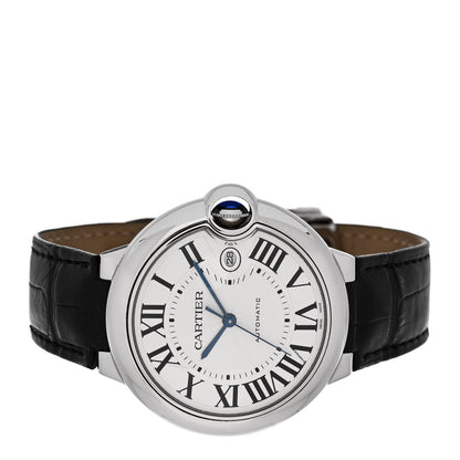 Cartier Stainless Steel Alligator 42mm Ballon Bleu De Cartier Automatic Watch 2 of 5