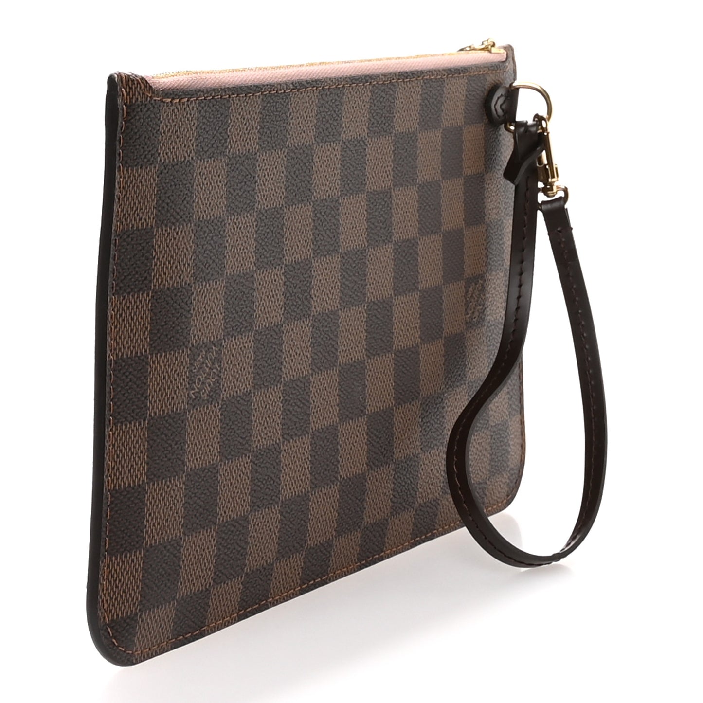 Damier Ebene Neverfull MM GM Pochette Rose Ballerine