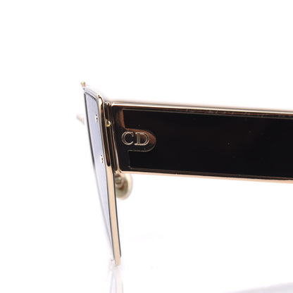 Christian Dior Clan 2 Aviator Sunglasses Black Gold 5 of 8