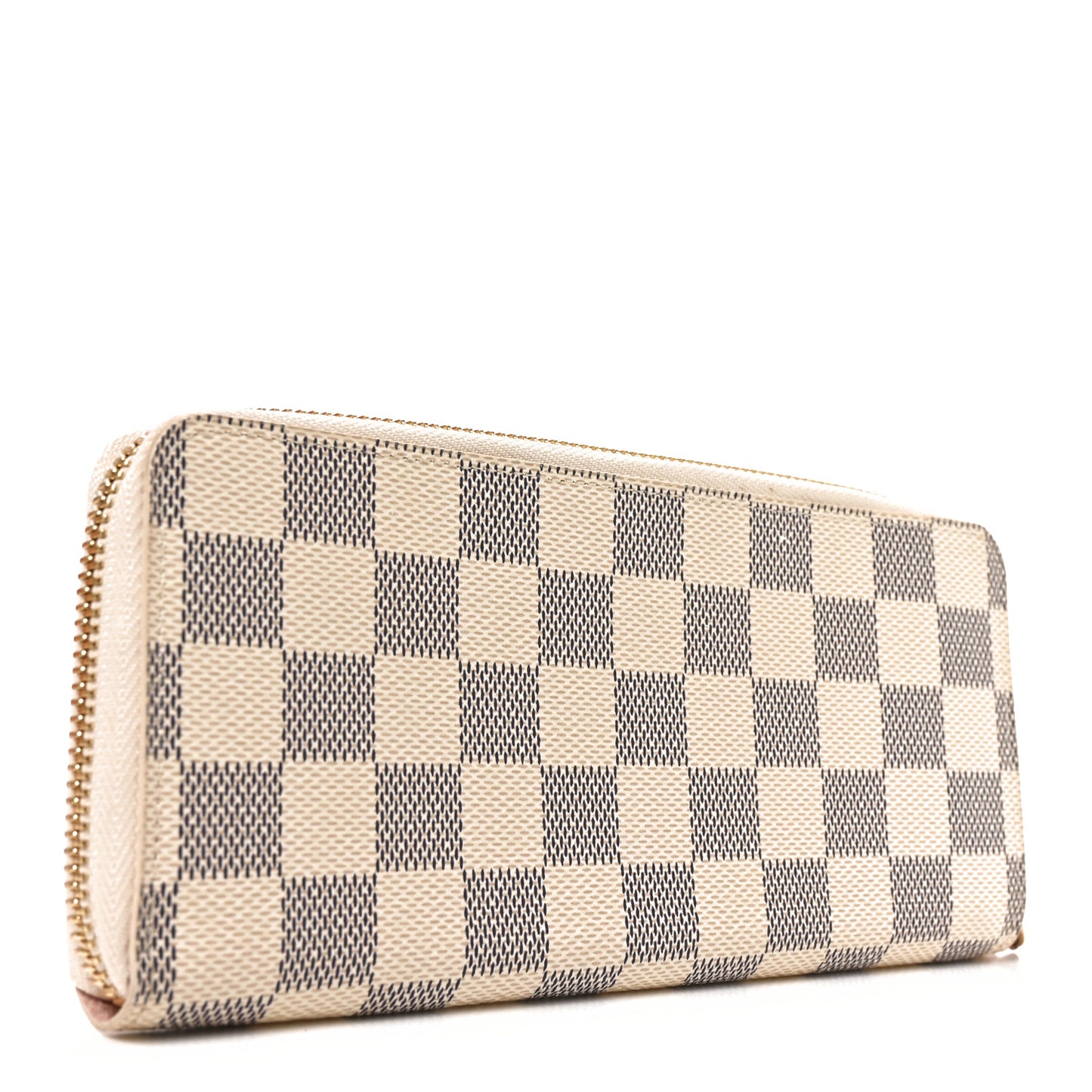 Damier Azur Clemence Wallet Rose Ballerine