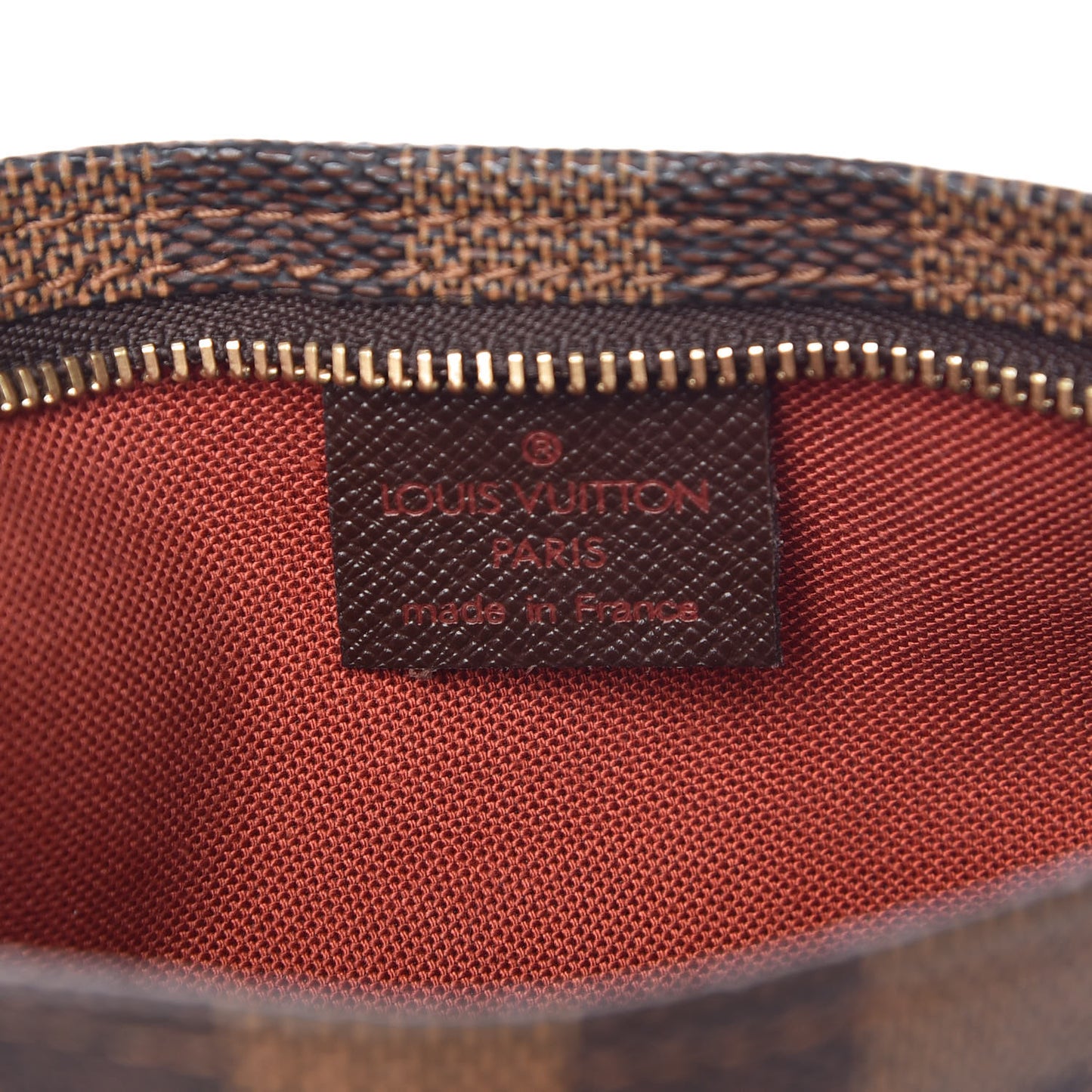 Damier Ebene Trousse Make Up Bag Pochette