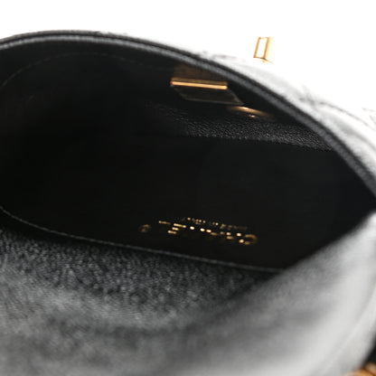 Chanel Shiny Caviar Pick Me Up Flap Belt Bag Black 6 of 13