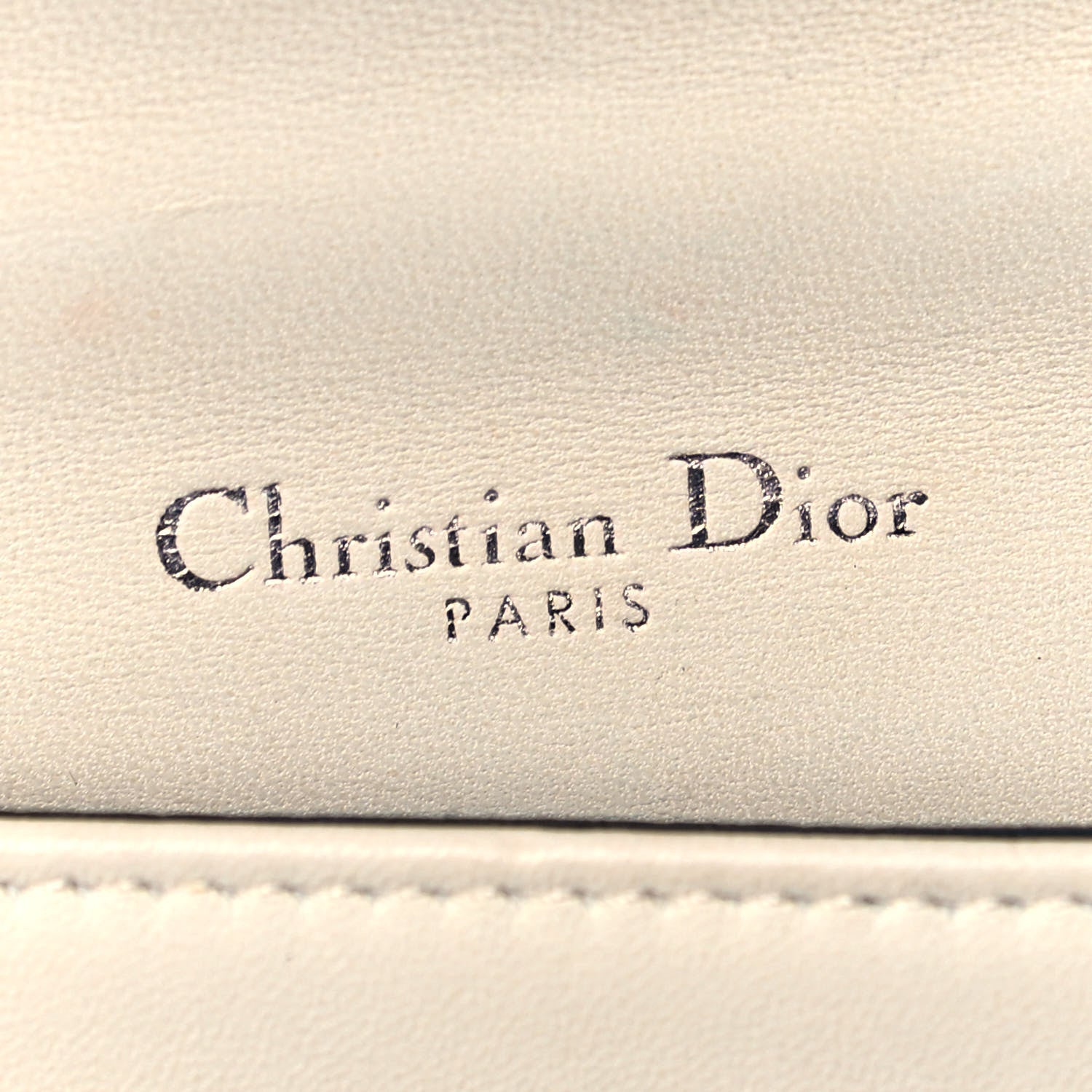 Christian Dior Calfskin Mini Diorama Flap Bag Off White 8 of 9
