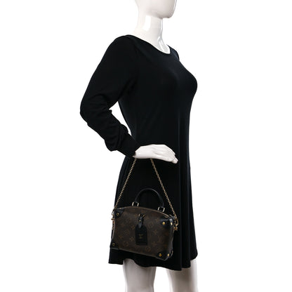 Louis Vuitton Monogram Petite Malle Souple Black 2 of 8