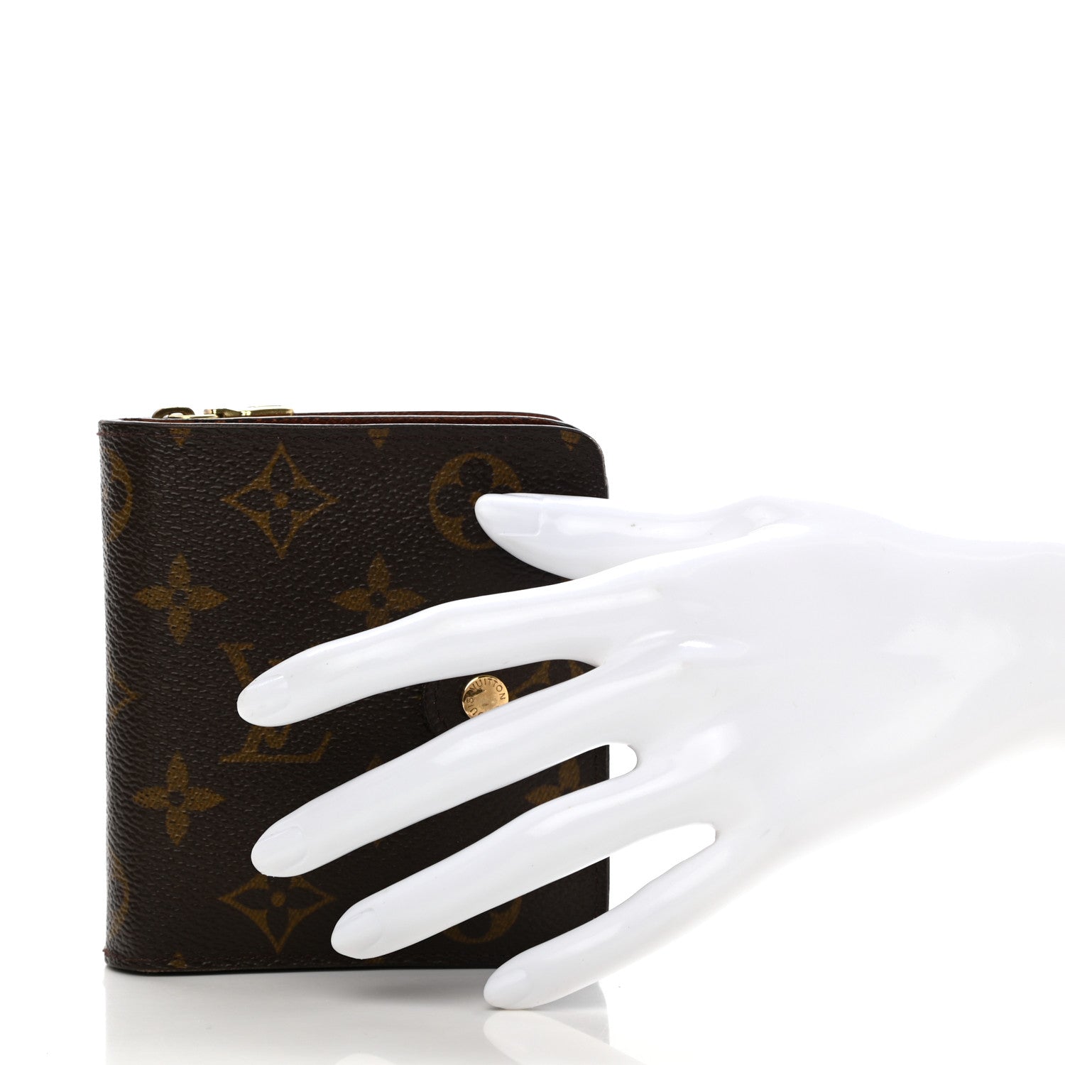 Louis Vuitton Monogram Compact Zippe Zipped Wallet 2 of 8
