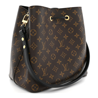 Louis Vuitton Monogram Neonoe MM Black 3 of 10
