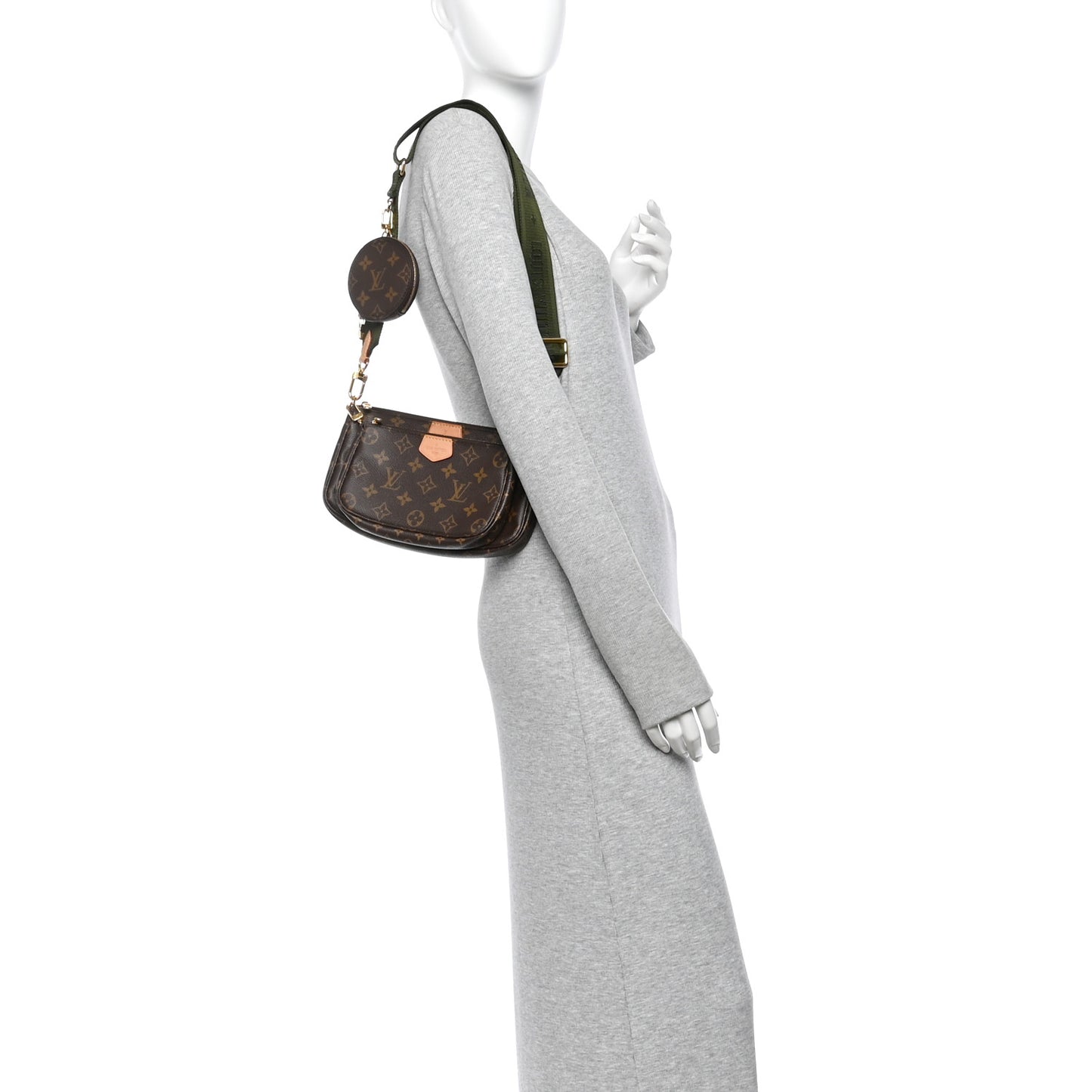 Monogram Multi Pochette Accessories Kaki