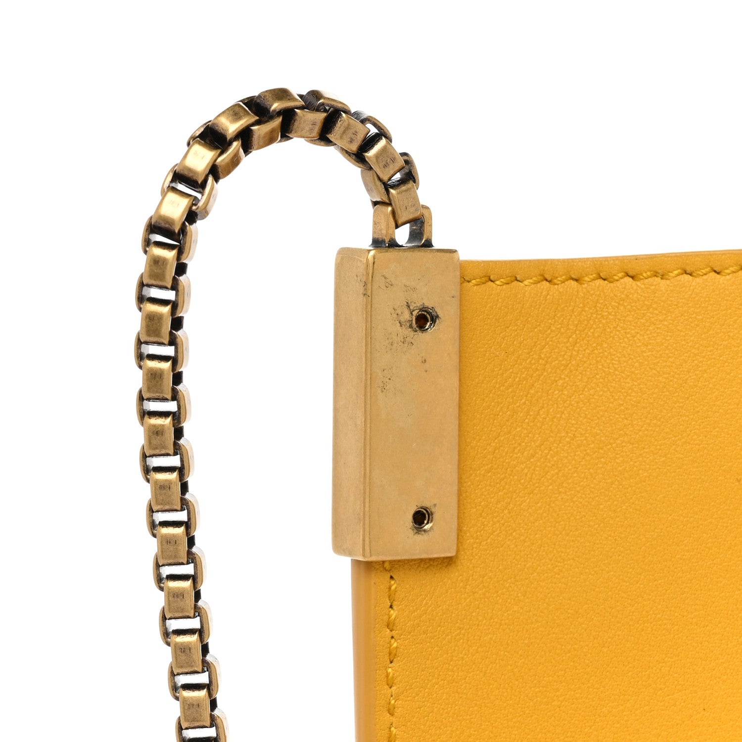 Saint Laurent Calfskin Mini Suzanne Hobo Saffran 9 of 12