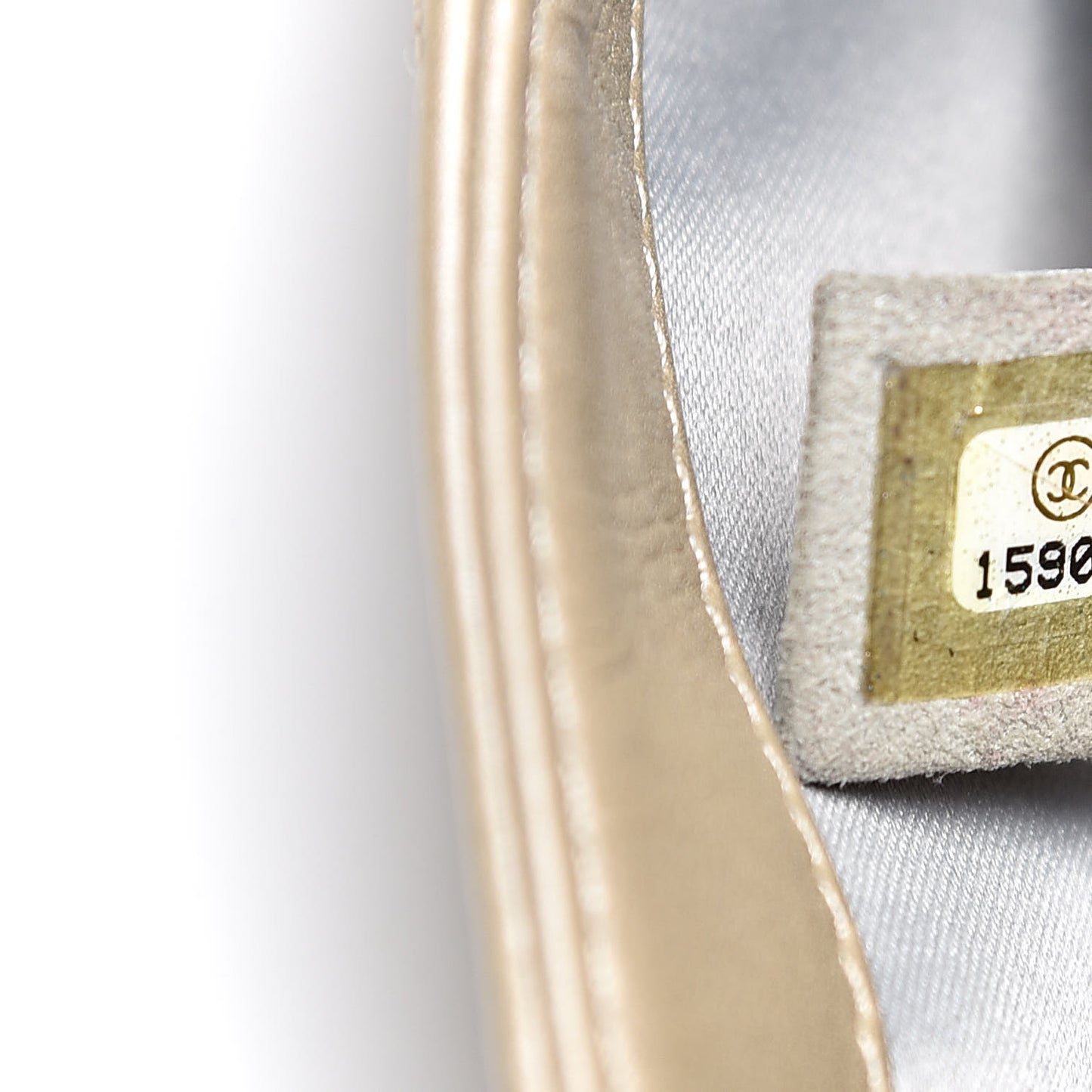 Calfskin Ultimate Stitch Flap Gold