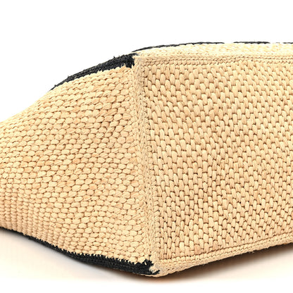Loewe Raffia Large Paula's Ibiza Logo Tote Natural Tan 7 of 8