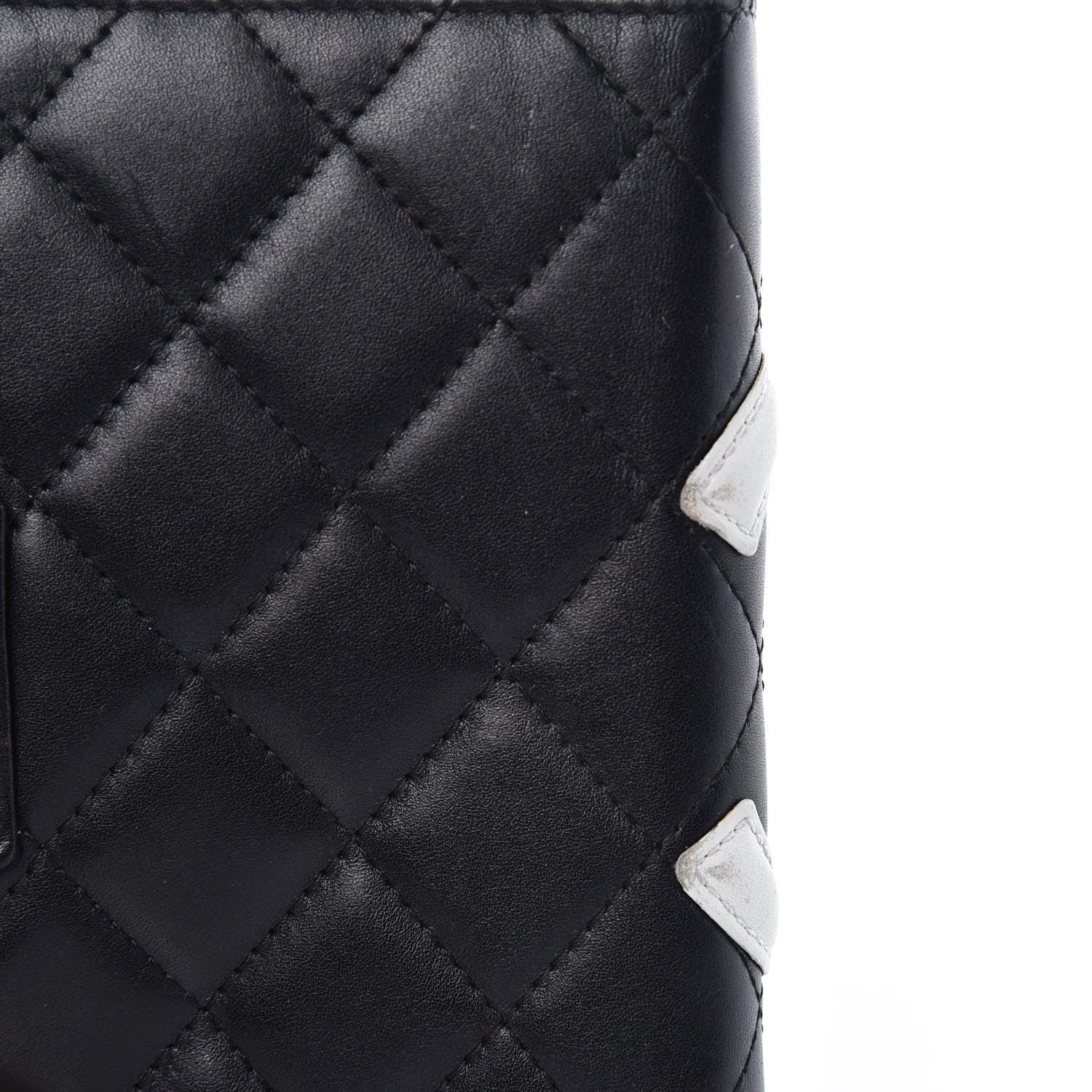 Chanel Calfskin Quilted Small Cambon Agenda Planner Black White 11 of 12