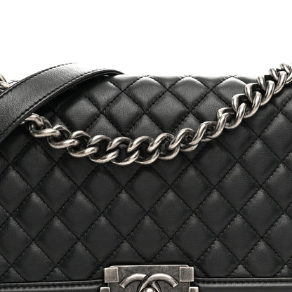 Chanel Calfskin Quilted Medium Boy Flap Black 8 of 10