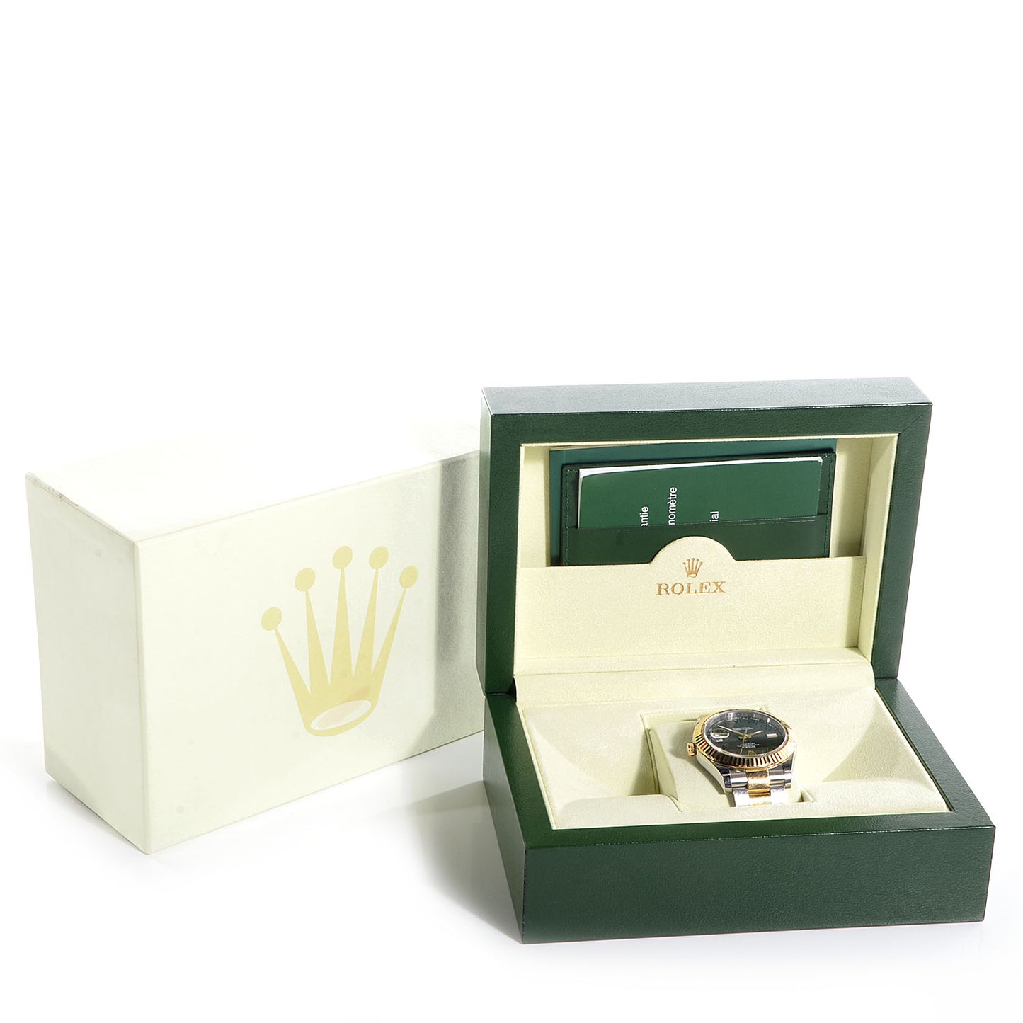 Stainless Steel 18K Yellow Gold 41mm Oyster Perpetual Datejust II Watch Slate 116333
