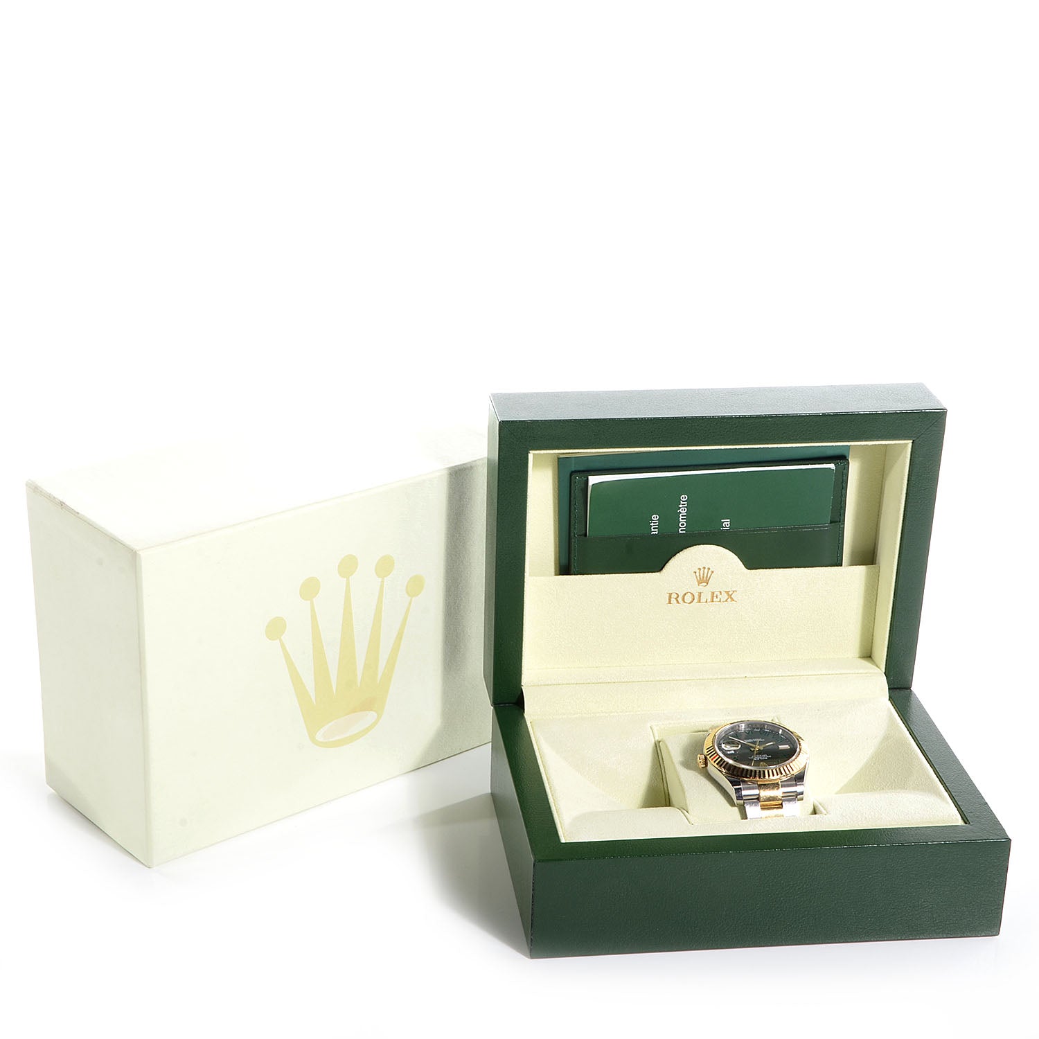 Rolex Stainless Steel 18K Yellow Gold 41mm Oyster Perpetual Datejust II Watch Slate 116333 7 of 7