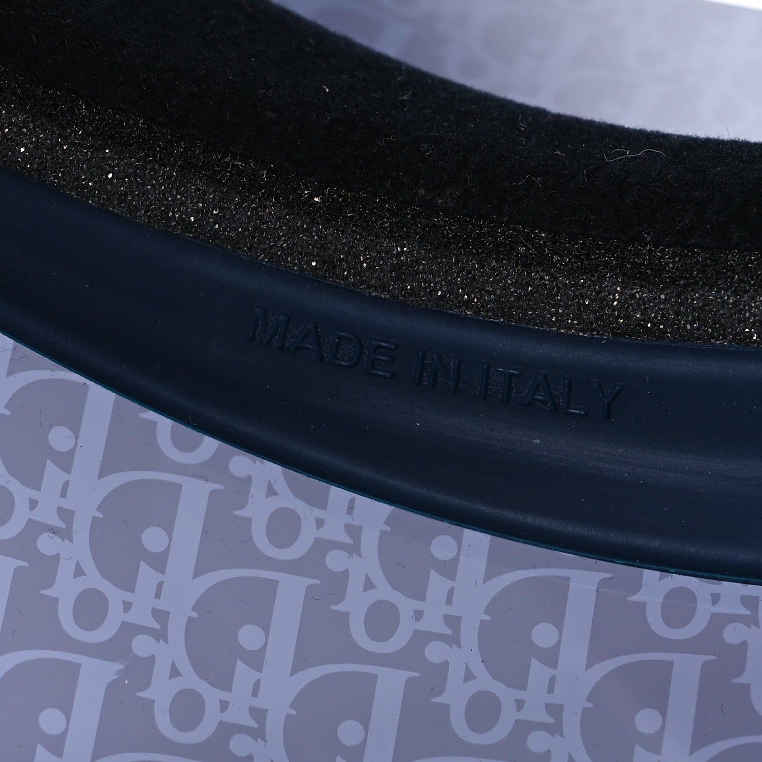 Christian Dior Oblique DiorClub V1U Sun Visor Blue 9 of 9