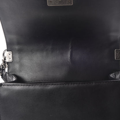 Chanel Calfskin Double Stitch Medium Boy Flap Black 10 of 10