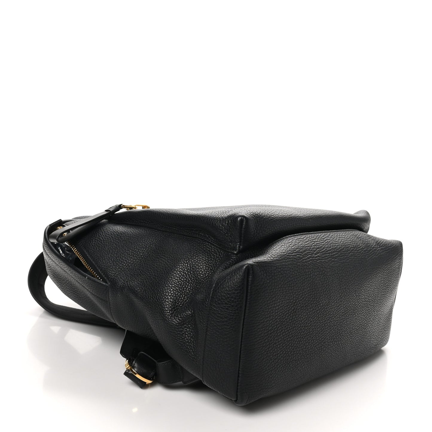 Grained Calfskin Buckley Backpack Black