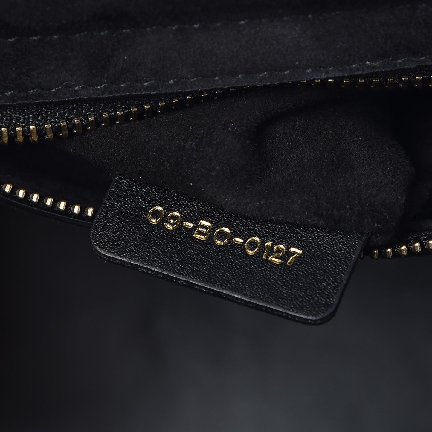Calfskin Cannage Studded Medium Supple Lady Dior Black