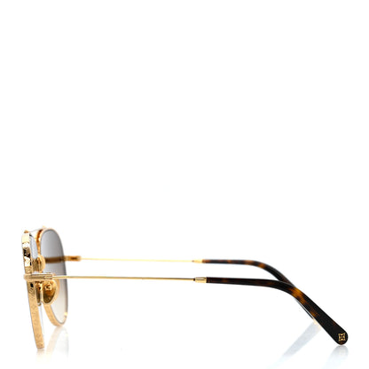 Louis Vuitton Metal The LV Pilot Sunglasses Z1619U Gradient Brown Monogram 3 of 7