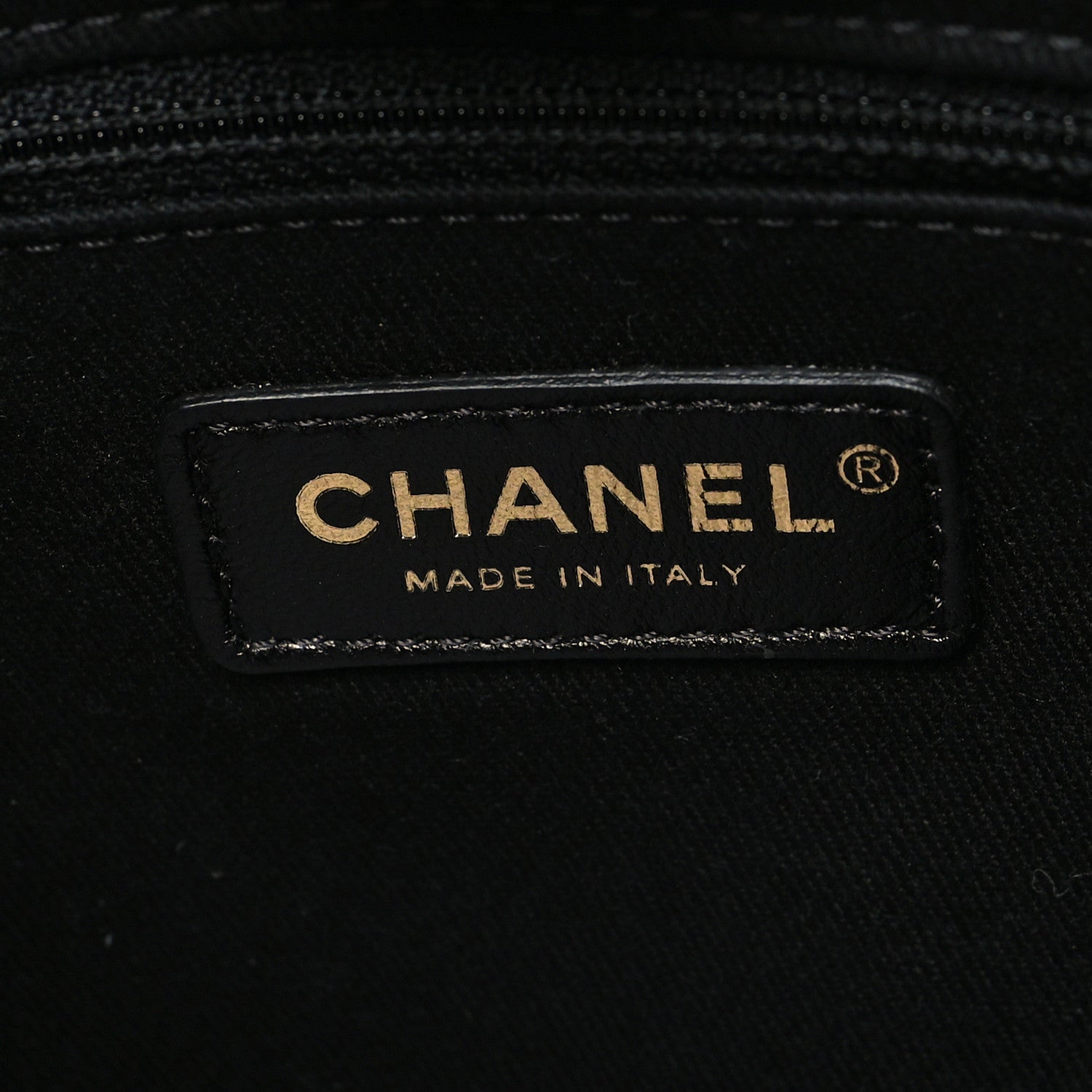 Chanel Mixed Fibers Striped Small Deauville Tote Black 6 of 10