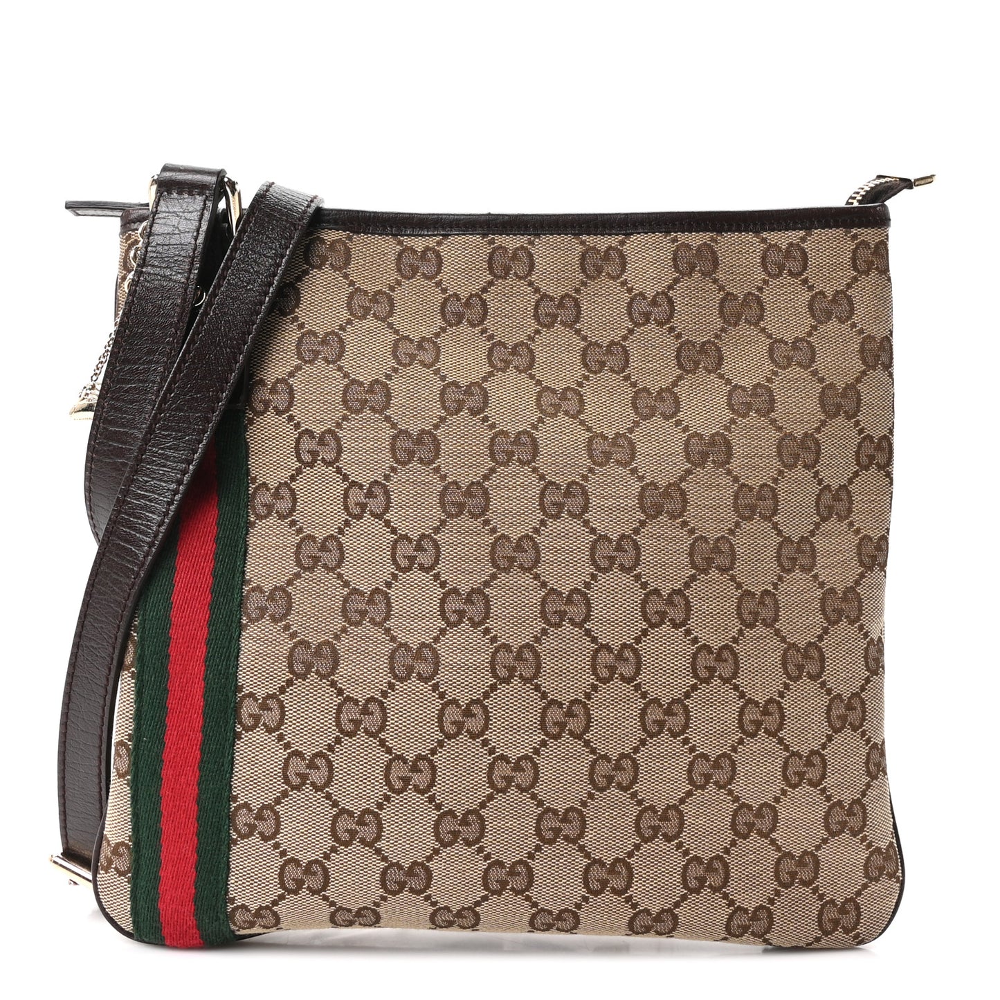 Monogram Web Jolicoeur Charms Messenger Dark Brown