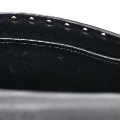 Valentino Garavani Canvas Medium Rockstud Spike Shoulder Bag Ivory 10 of 13