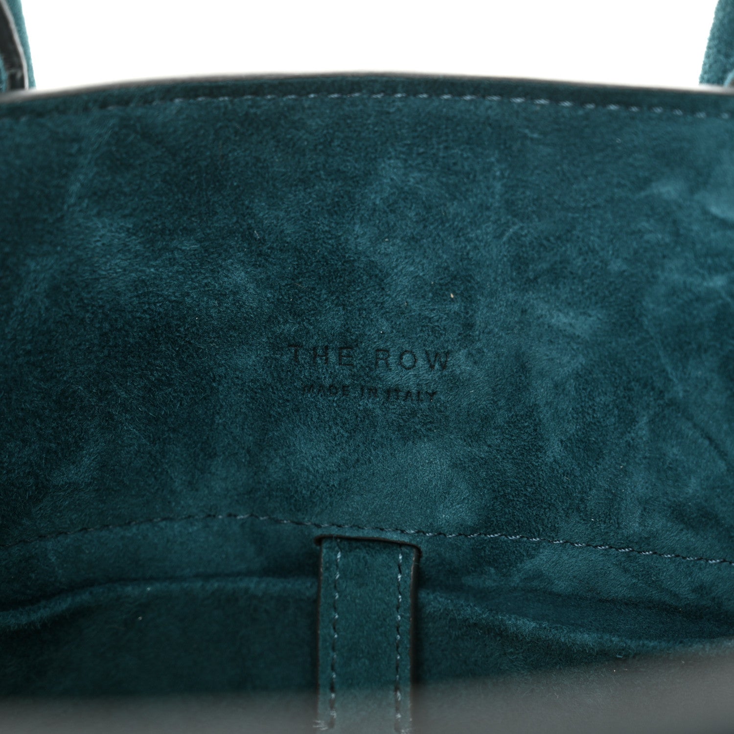 The Row Suede Soft Margaux 10 Bag Teal Green 6 of 10