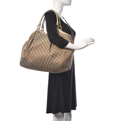 Gucci Monogram Large Sukey Tote Champagne 2 of 26