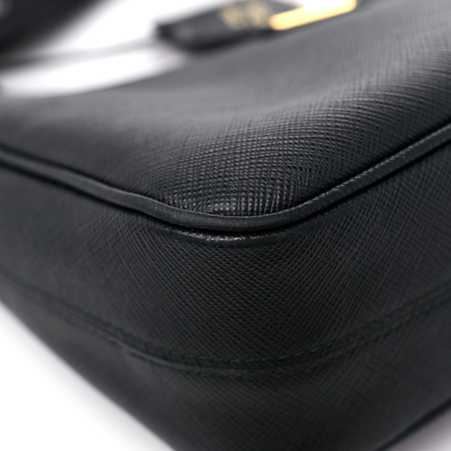 Saffiano Lux Re-Edition 2005 Shoulder Bag Black