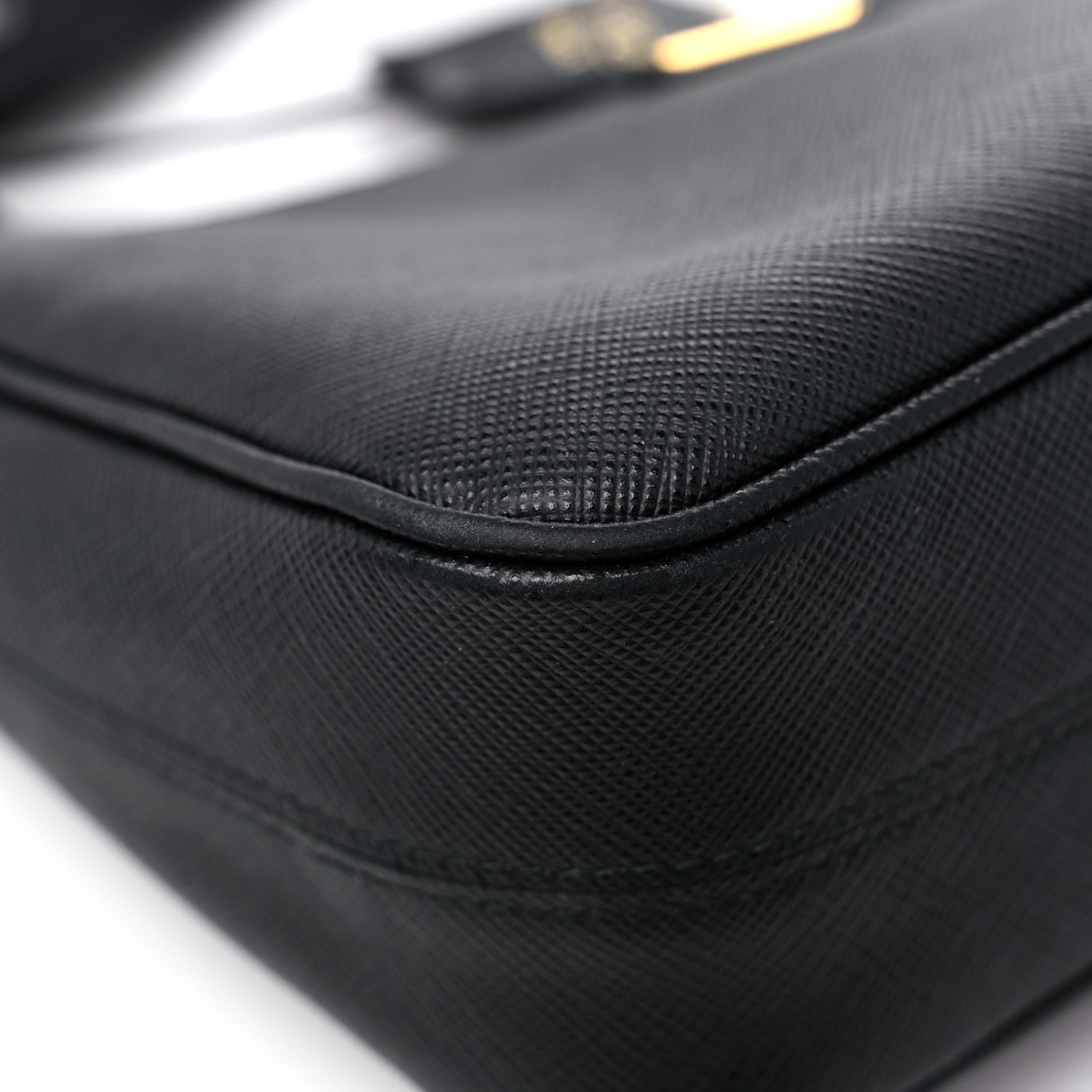 Prada Saffiano Lux Re-Edition 2005 Shoulder Bag Black 8 of 13