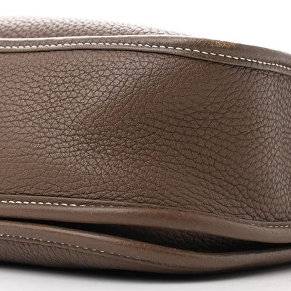 Hermes Taurillon Clemence Evelyne III PM Etoupe 10 of 15