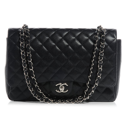 Chanel Caviar Quilted Maxi Double Flap Black 1 of 8