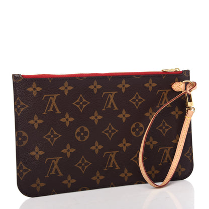 Louis Vuitton Monogram Neverfull MM GM Pochette Cherry 3 of 7