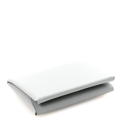 Hermes Epsom Calvi Duo Card Case Bleu Glacier 4 of 7