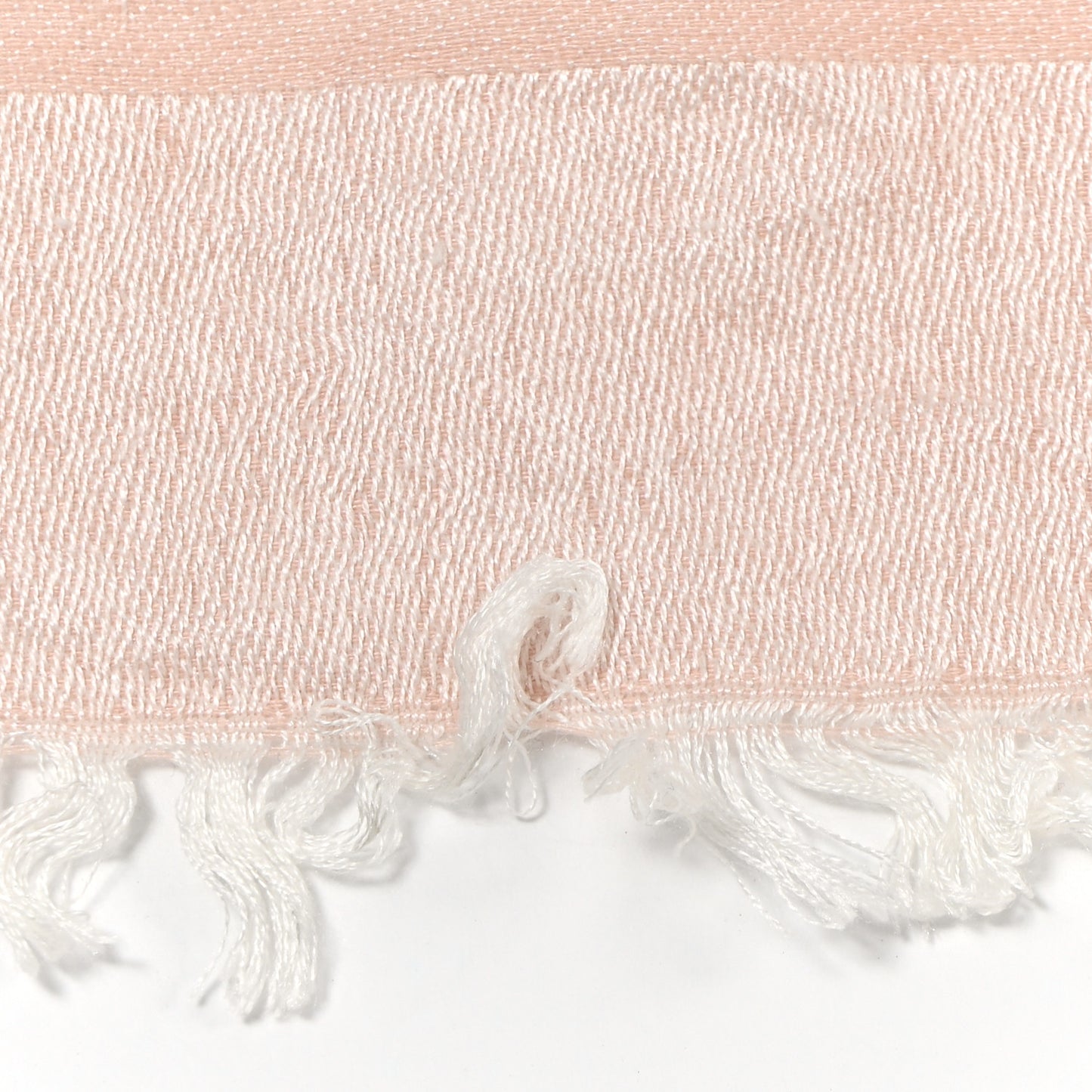 Silk Wool Monogram Denim Shawl Rose