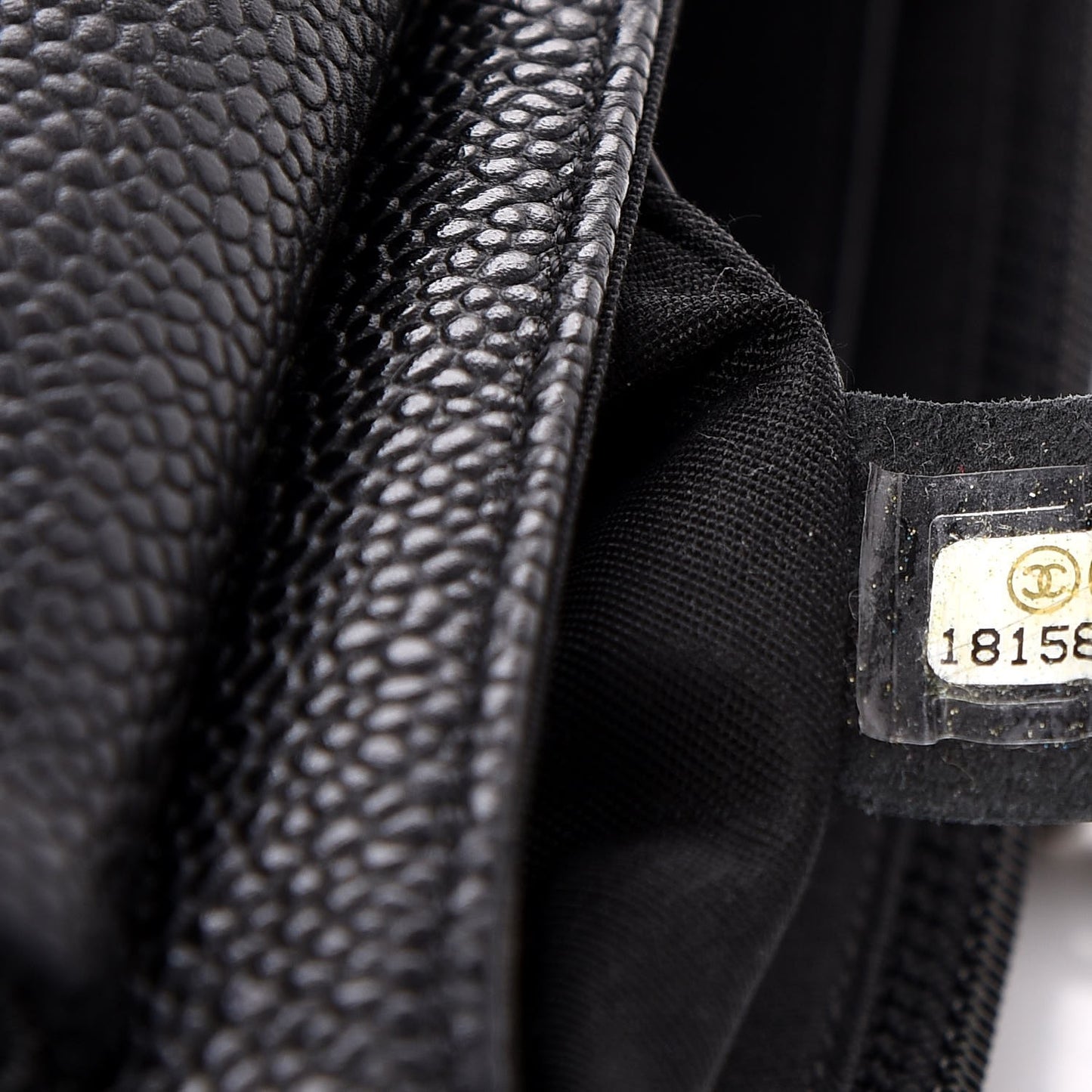 Caviar Half Moon Wallet On Chain WOC Black