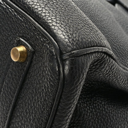 Hermes Taurillon Clemence BIRKIN 35 Black 9 of 11