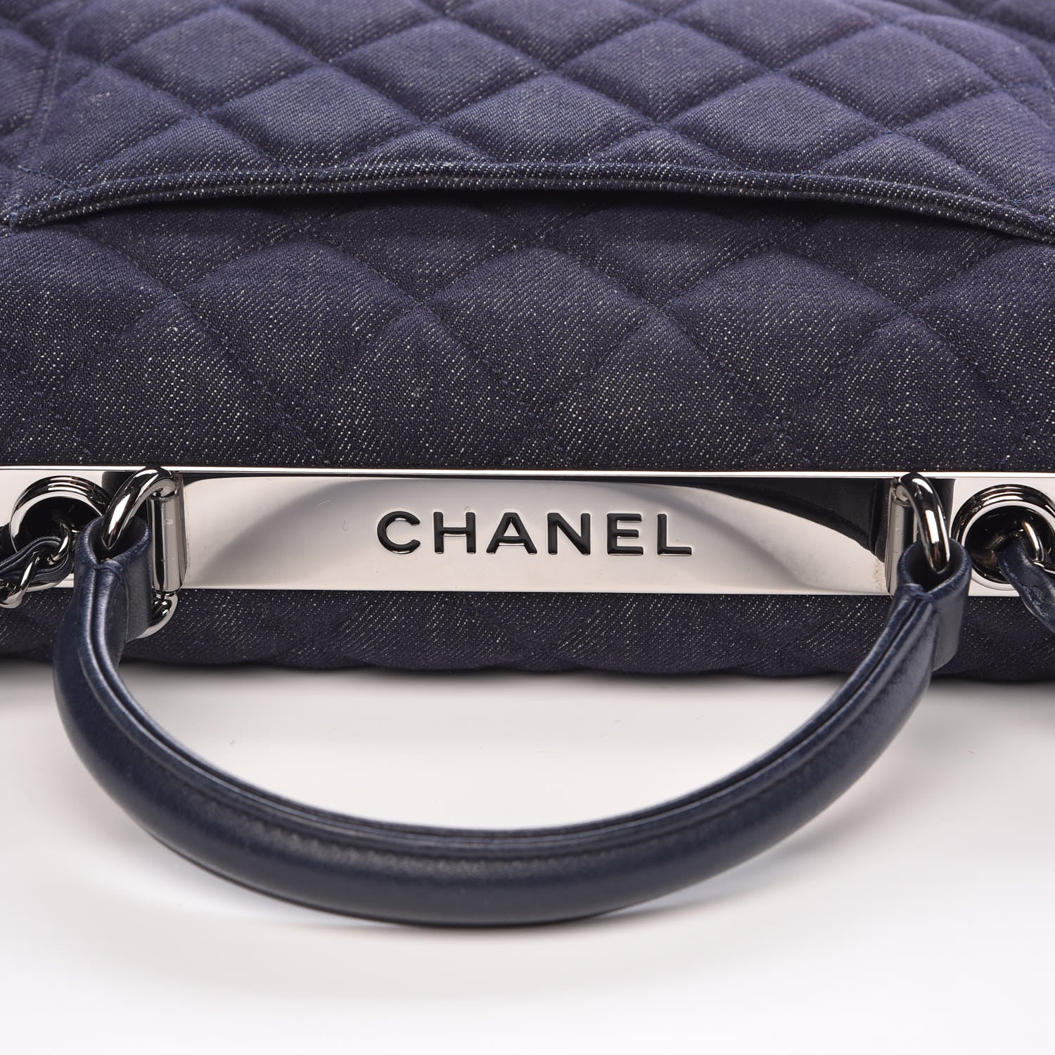 Chanel Denim Quilted Medium Trendy CC Flap Dual Handle Bag 11 of 13