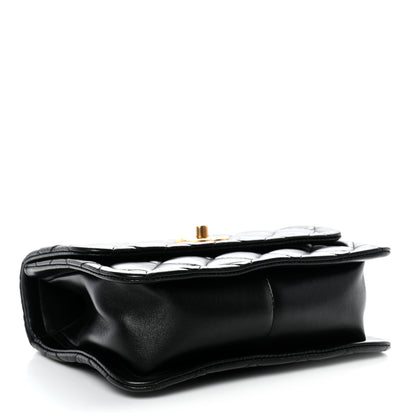 Chanel Shiny Lambskin Quilted Mini Flap Black 4 of 10