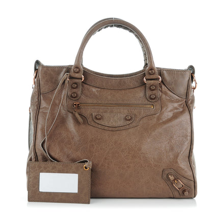 Balenciaga Agneau Giant 12 Rose Gold Hardware Velo Gris Poivre 1 of 7