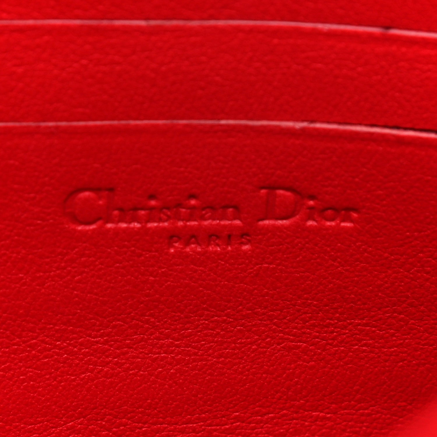 Christian Dior Patent Cannage New Lock Pouch Red 5 of 12