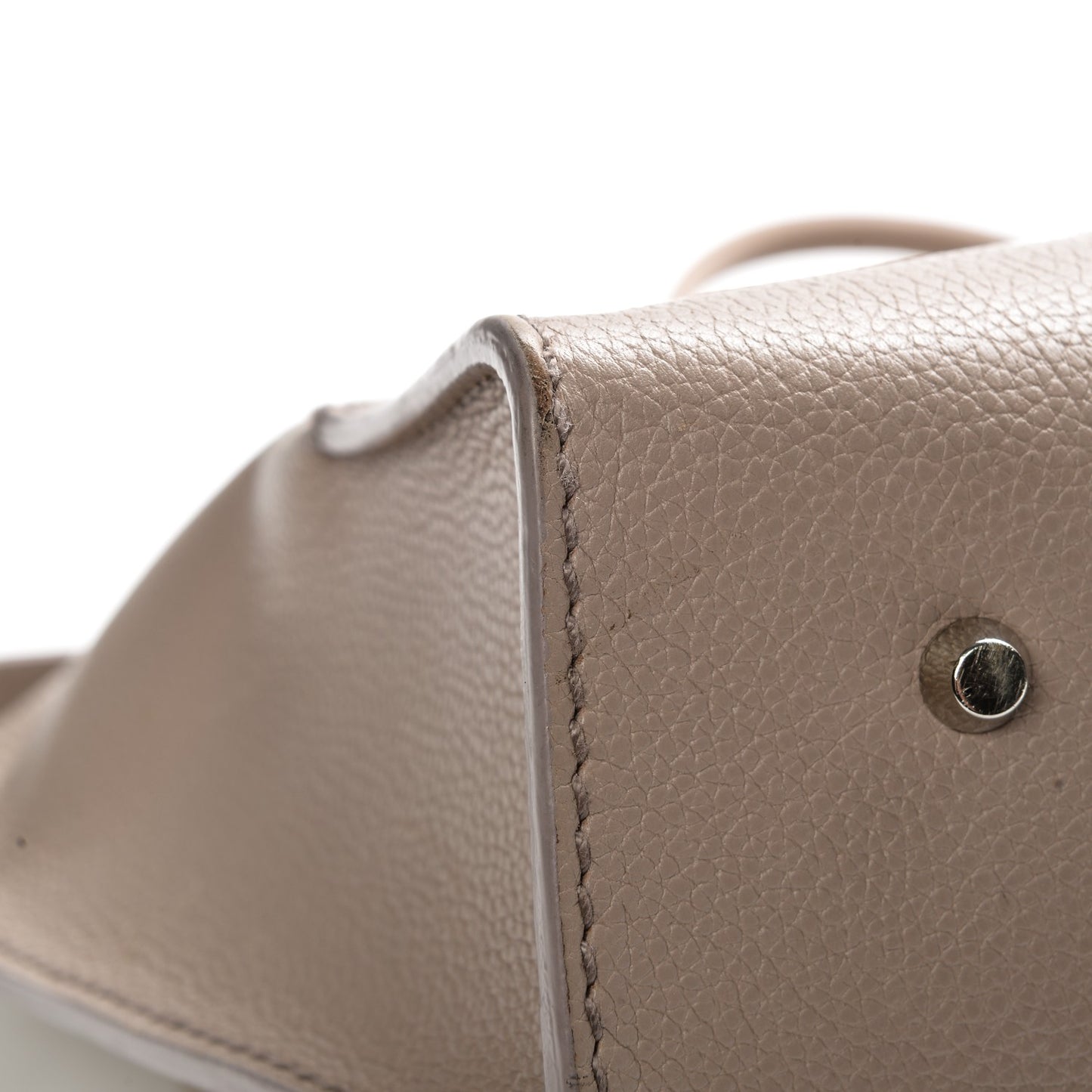 Grained Calfskin Legend Satchel Pearl