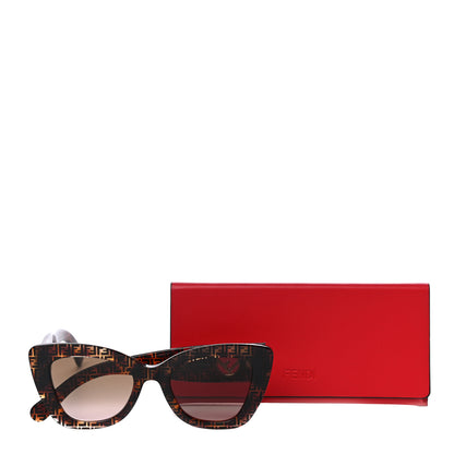 Fendi Acetate F is Fendi FF 51mm Cat Eye Sunglasses 0327/S Tortoise Camouflage 7 of 7