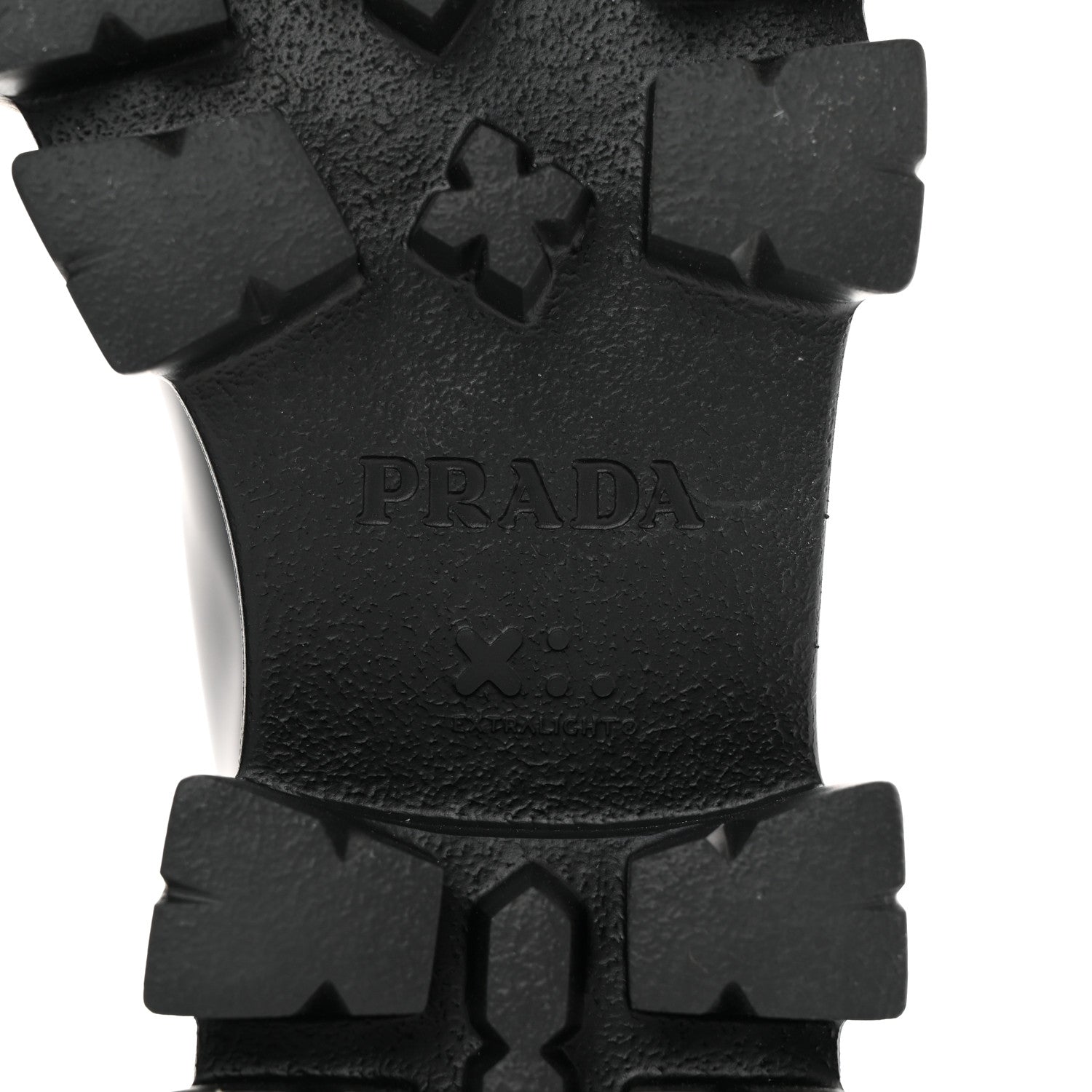 Prada Spazzolato Rois Sfumato Monolith 55mm Derby Loafers 38.5 Black Argento 7 of 9