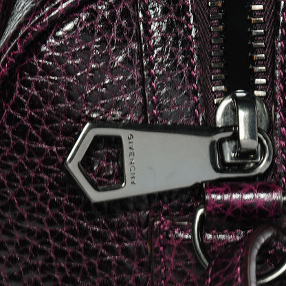 Givenchy Glazed Pebbled Calfskin Mini Lucrezia Aubergine 7 of 9