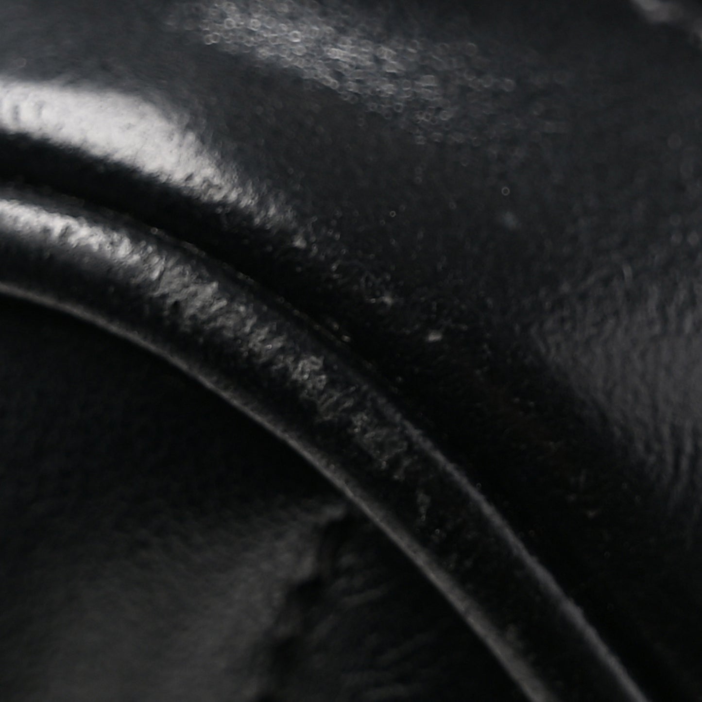 Calfskin Matelasse Monogram Lou Camera Bag Black