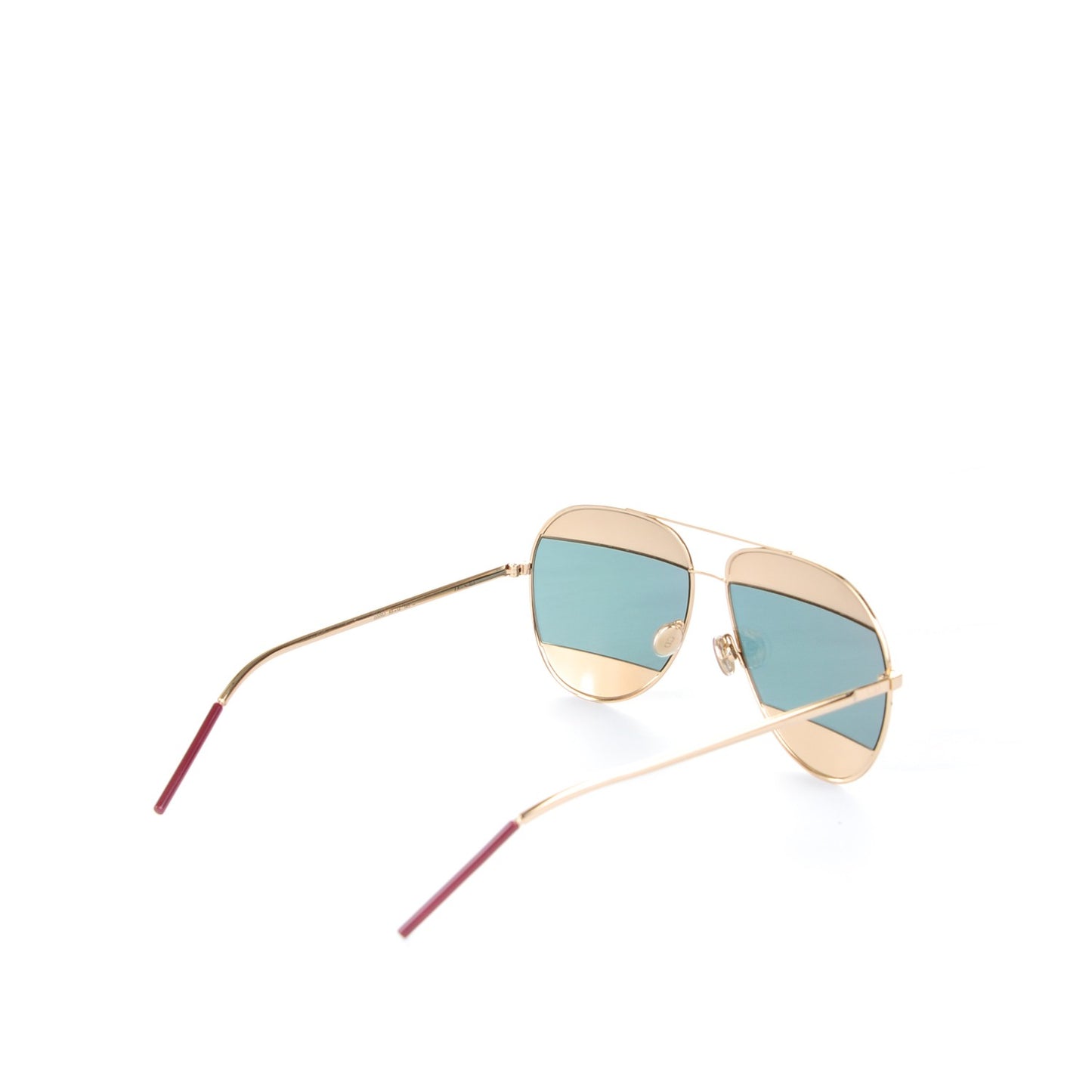 Split 1 Aviator Sunglasses Rose Gold