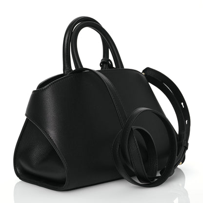 Salvatore Ferragamo Calfskin Mini Hug Bag Black 4 of 14