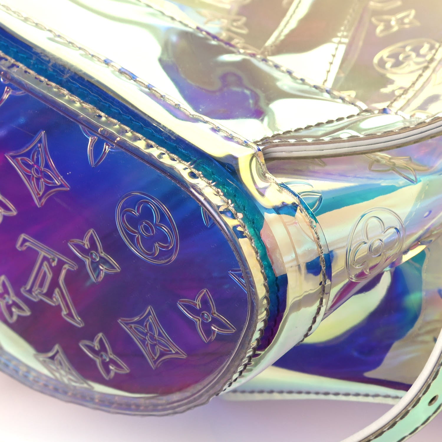 Louis Vuitton PVC Monogram Christopher Backpack GM Iridescent Prism 12 of 12