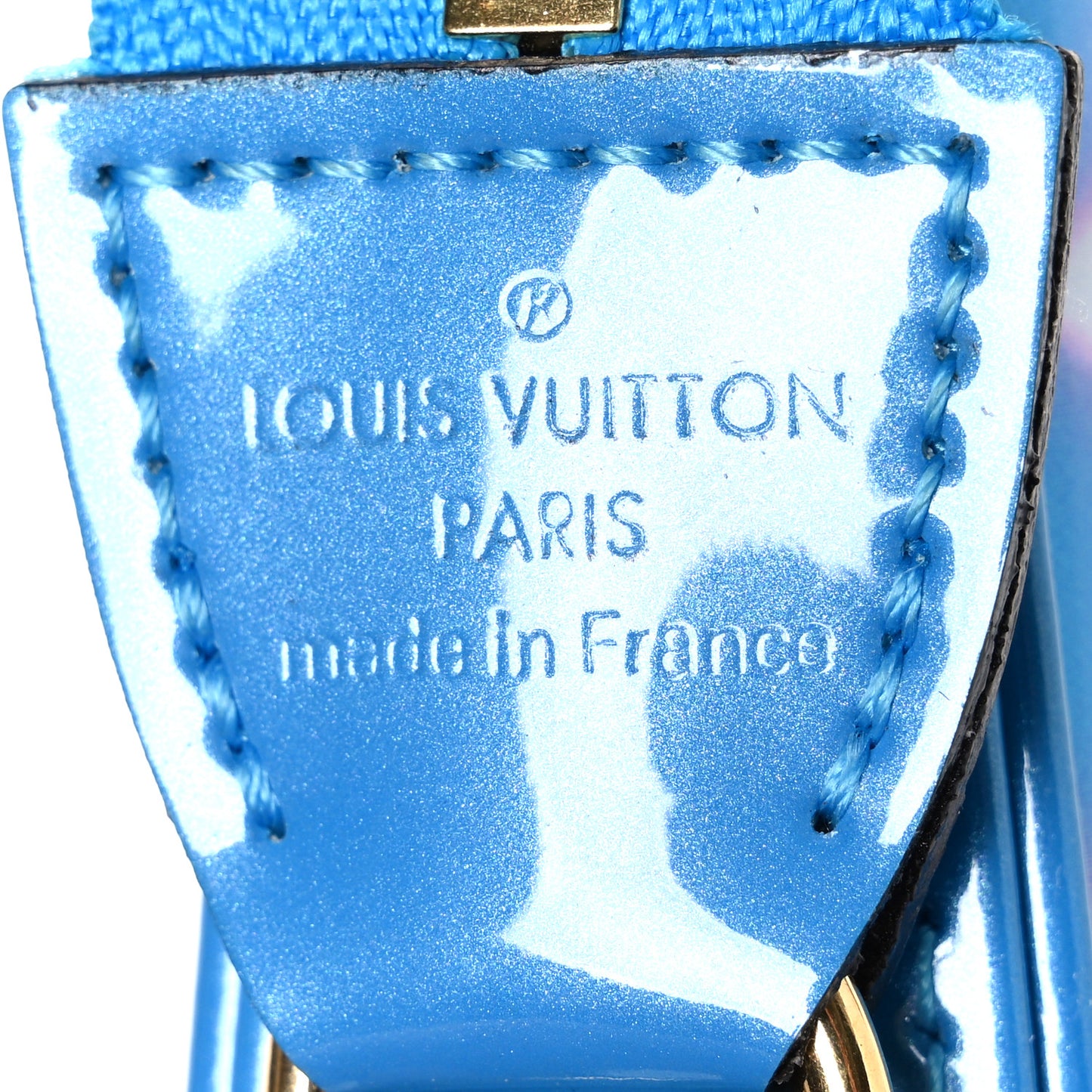 Vernis Valentine Mini Pochette Accessories Baby Blue Neon